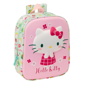 Cartable Hello Kitty Vert Rose